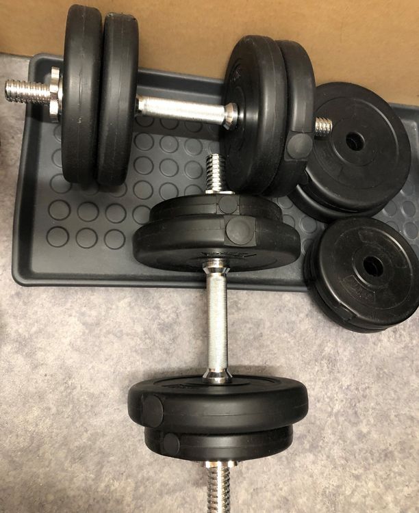 Neopren-Hanteln 2 X 4 Kg – Rutschfeste, Sechseckige Hanteln Fürs Home-Workout