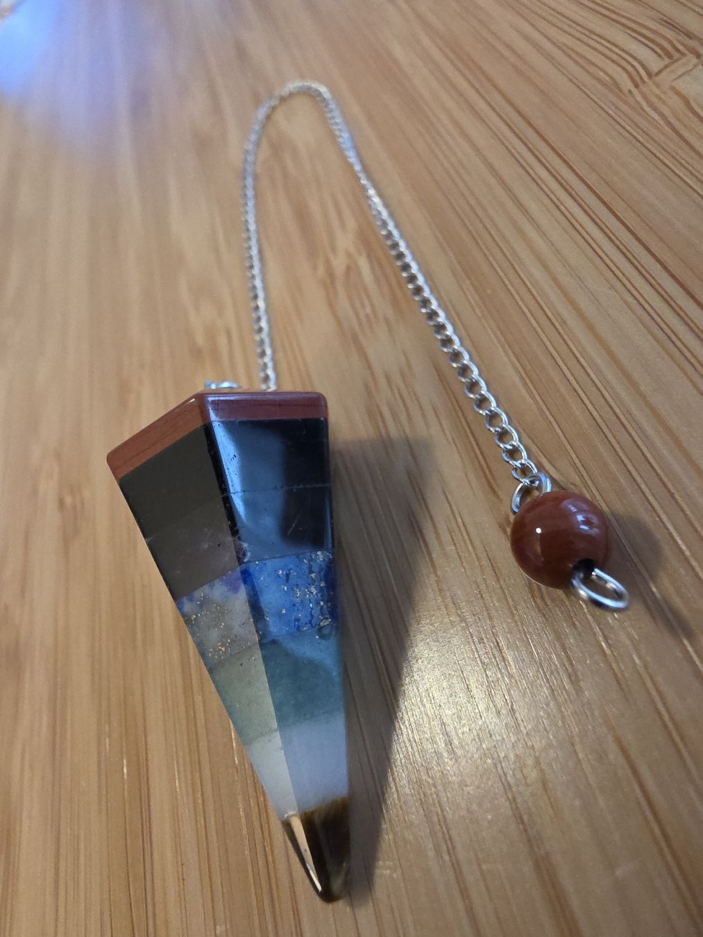Minerali & Pietre curative: Chakra Pendel 4 x 2cm. – Nuovo e nell'imballaggio originale da Menziken venduto da Mirager