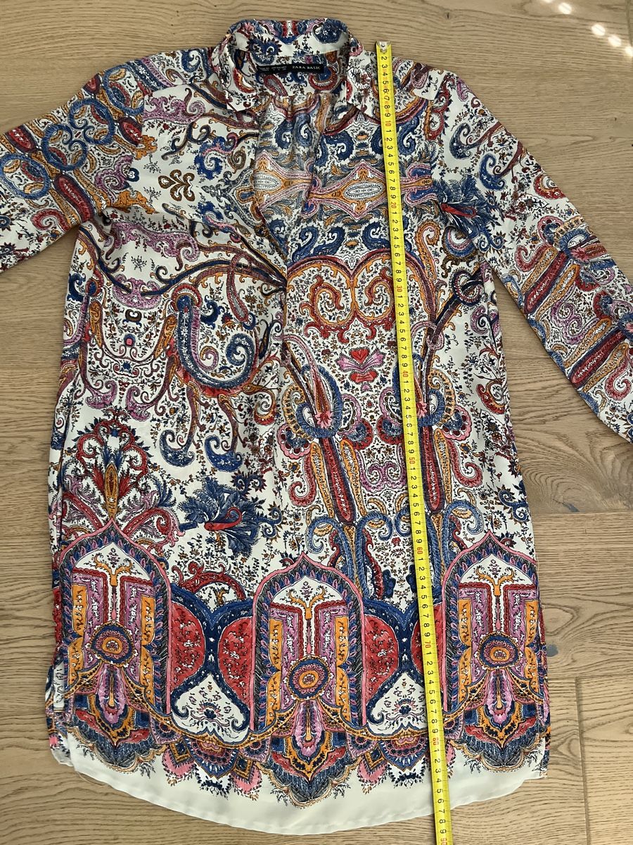 Zara Camicette: Tunika Bluse mit Paisley Muster, Gr. S – Usato da Oensingen venduto da SchickeDame 4
