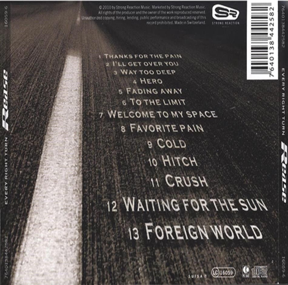 CDs: Rease - Every Right Turn – D'occasion à Uzwil par visions77 1