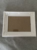 Bilderrahmen weiss mit Verzierungen Deko Bild Foto Wand süß 