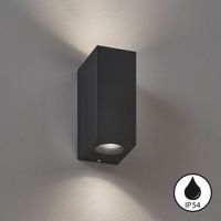 LED Aussen Wandleuchte, 15 cm x 7 cm