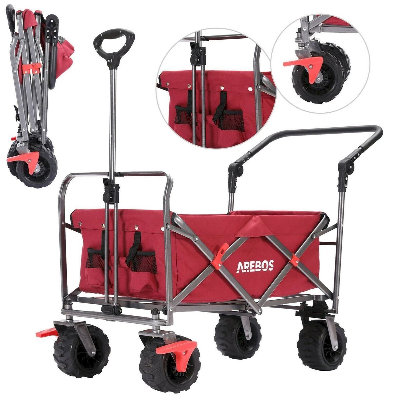 Altro: Bollerwagen Rot max 100 kg Tragkraft – Nuovo e nell'imballaggio originale da Bottighofen venduto da zaap
