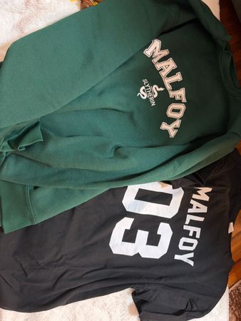 Harry Potter Slytherin Malfoy Shirt und Pullover Set