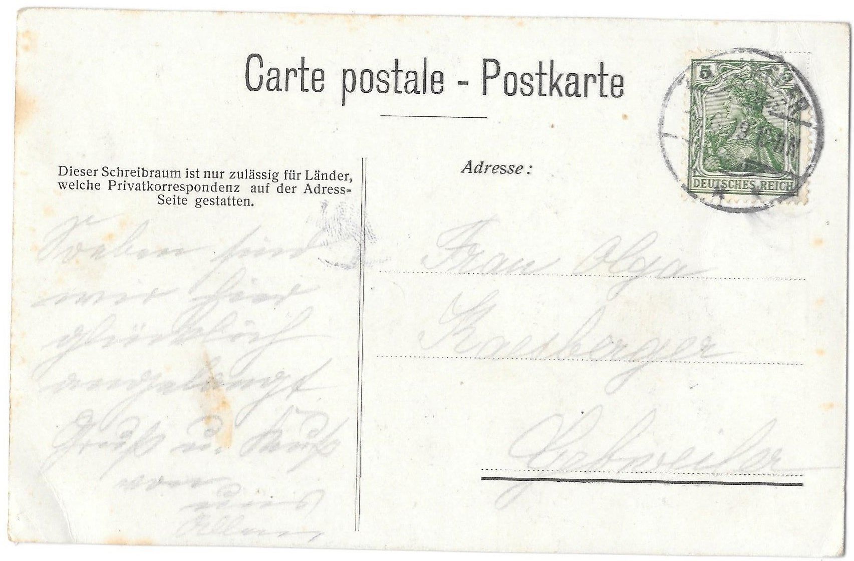 Cartoline postali: Kandersteg Hotel Alpenblick – Usato da Olten venduto da clotaldi 1