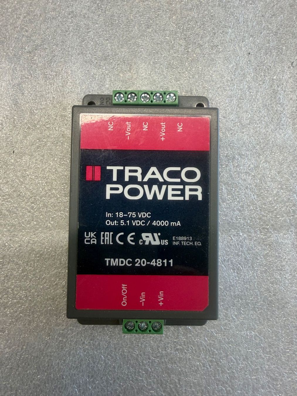 Convertitori: Traco Power TMDC 20-4811 DCDC Converter – Nuovo (secondo la descrizione) da Dübendorf venduto da Gabifat