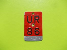 Zum 40. Geburtstag ! ... Velonummer / Fahrradnummer UR 86