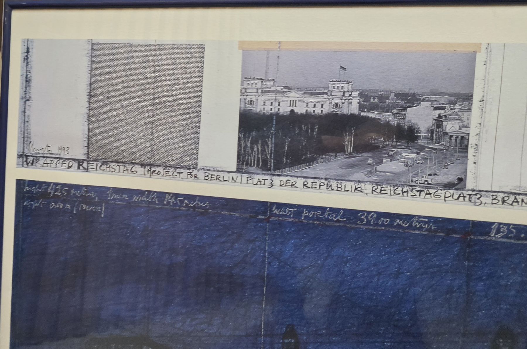 Grafiken & Lithographien: Christo.  "Wrapped Reichstag" handsigniert 102x70cm – Gebraucht aus Emmenbrücke von Kunstankaufverkauf 2