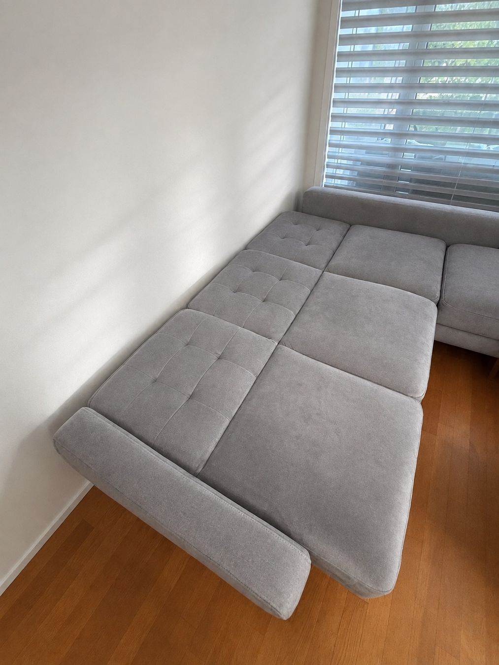 Sofas: Ecksofa Grau Stoff guter Zustand – Gebraucht aus Döttingen von mon_7qmc 2