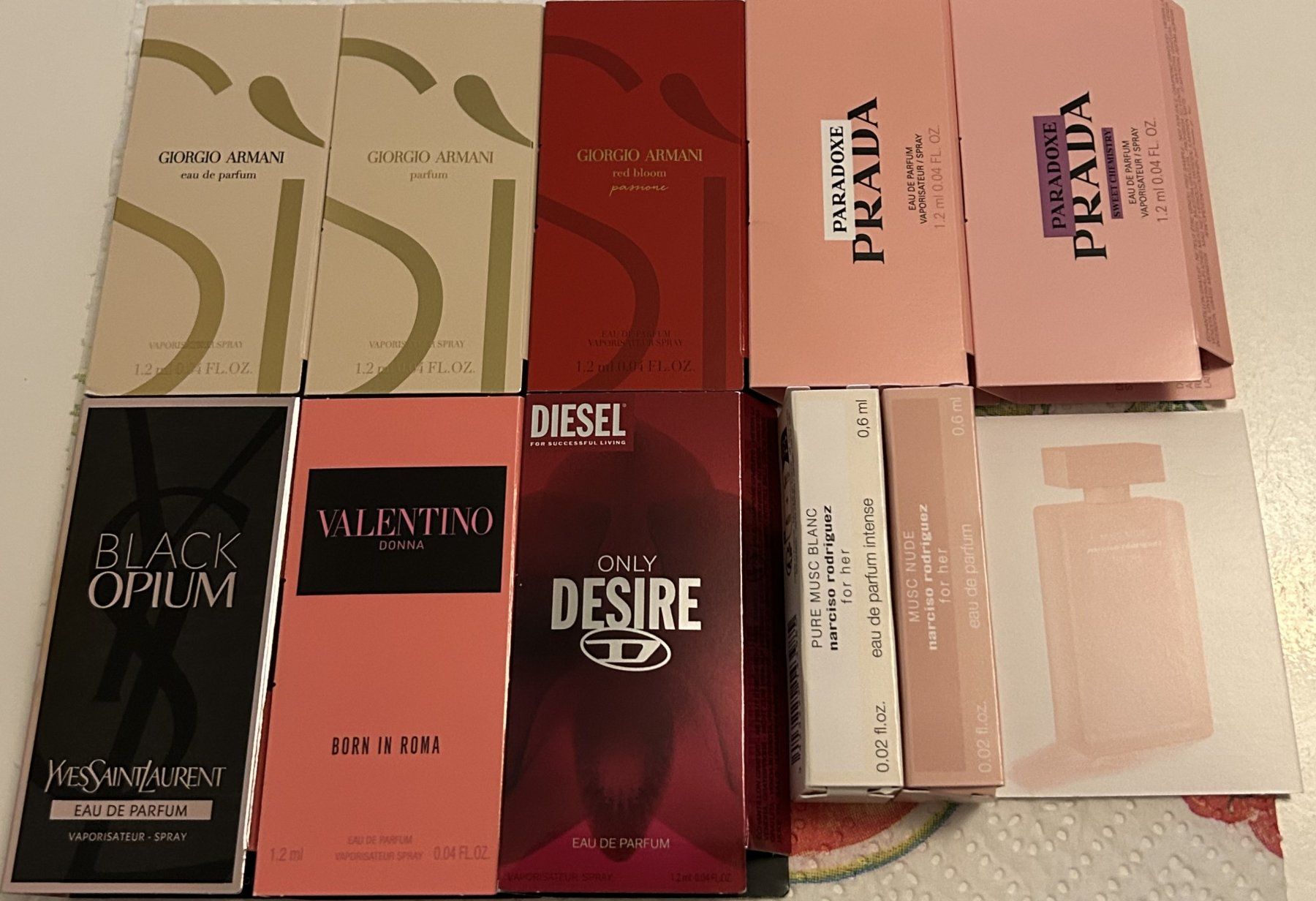 Armani Profumi & Eau de Toilette: Duftproben 10 Stück – Nuovo e nell'imballaggio originale da Rheinfelden venduto da Boutique_Luxe