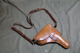 Holster Pistole Ord. 1949 / P210, mit Trageriemen etc., 1953