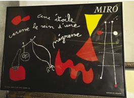 Affiche vintage Miró "Une étoile" Editions du Désastre