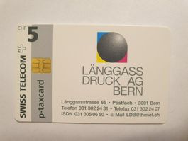 Länggass Druck AG ungebr.