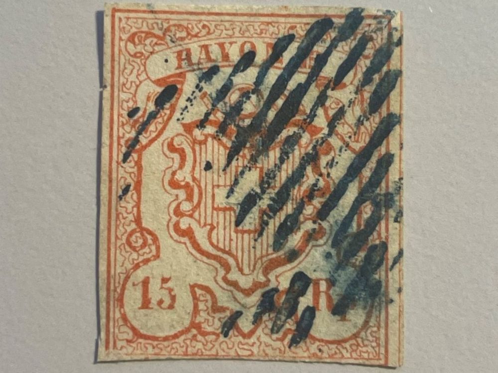 1852 Rayon III mit kleiner Wertziffer, ZNr. 18 Typ 4 geprüft | Kaufen ...