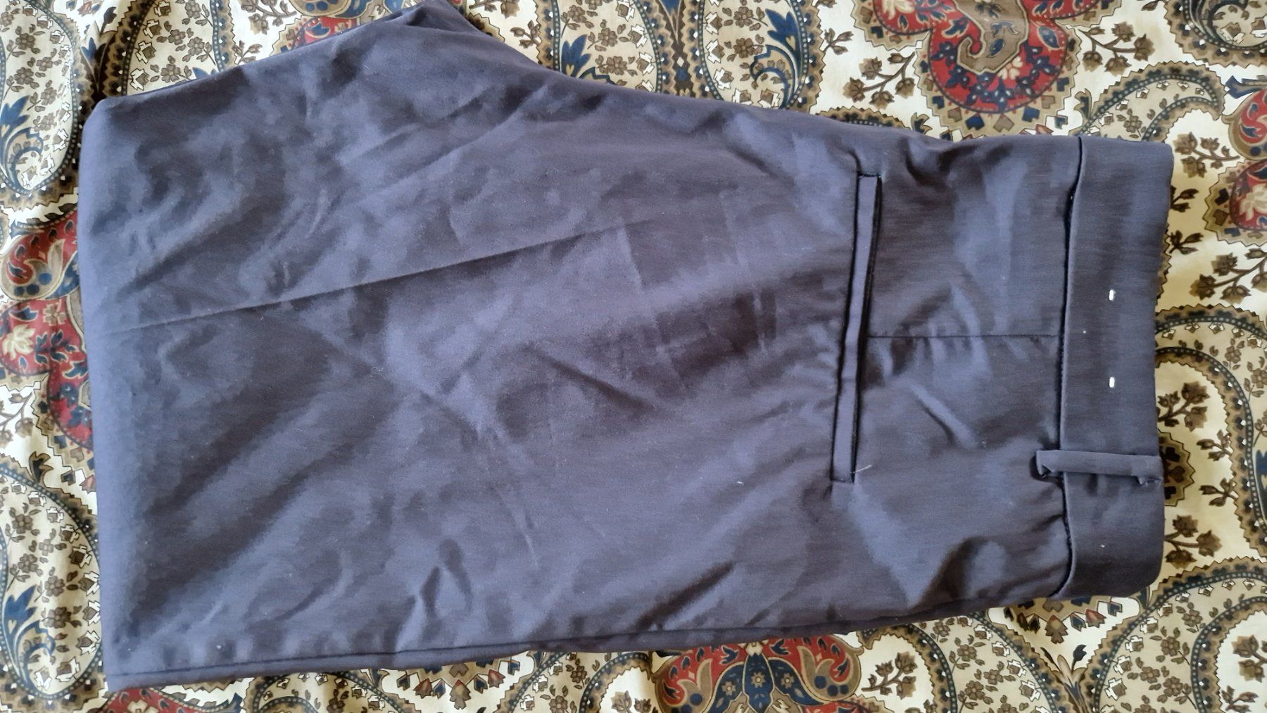H&M Pantaloni: Dunkelblaue elastische Chino-Hose – Nuovo (secondo la descrizione) da Oberengstringen venduto da Sheera7 5