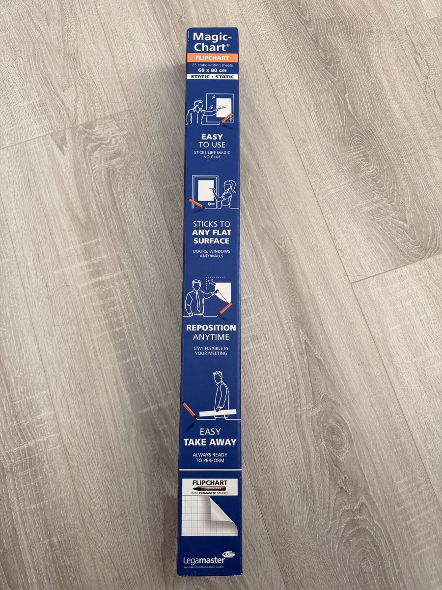Carta: Magic-Chart Flipchart statisch 60x80cm 25 Blatt neu – Nuovo e nell'imballaggio originale da Nussbaumen AG venduto da nad_lq9s 1