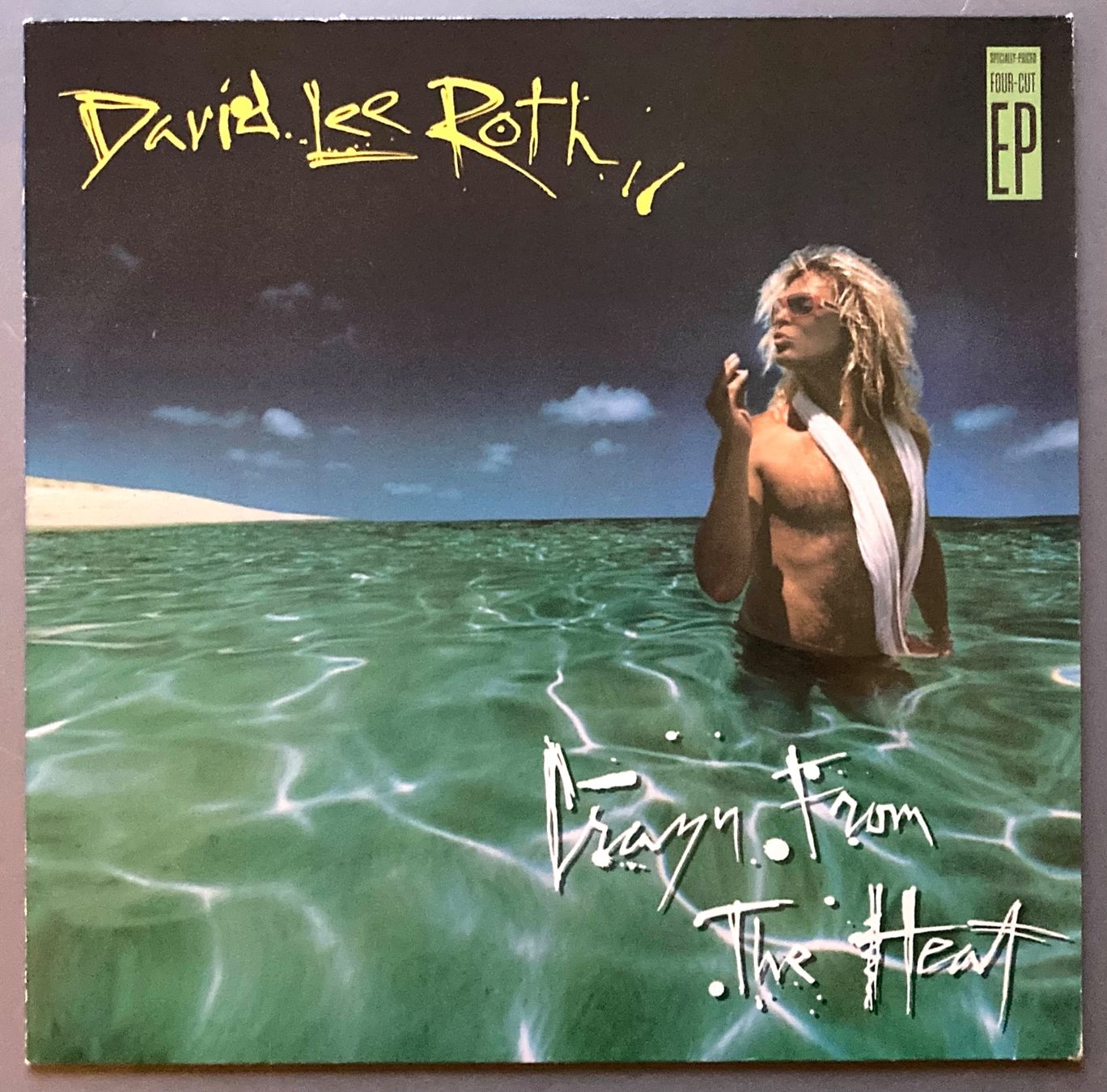 Dischi in vinile: DAVID LEE ROTH - CRAZY FROM THE HEAT – Usato da Poliez-Pittet venduto da Newtown-Records