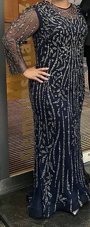 Elegantes Abendkleid / Ballkleid, Grösse 44