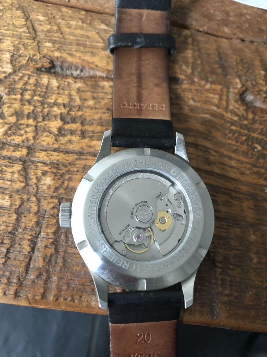 Orologi: Defakto Einheitswerk Automatic Watch, Black Dial – Usato da Liestal venduto da mau_z7lk 2