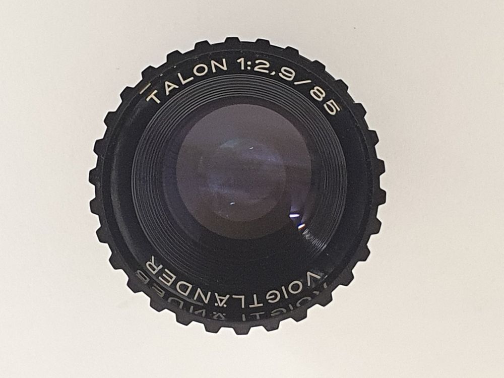 Voigtländer Objectifs: Objektiv VOIGTLÄNDER TALON 1 : 2.9 / 85 mm - TOP! – Neuf (Voir description) à Aegerten par taxidermo 4