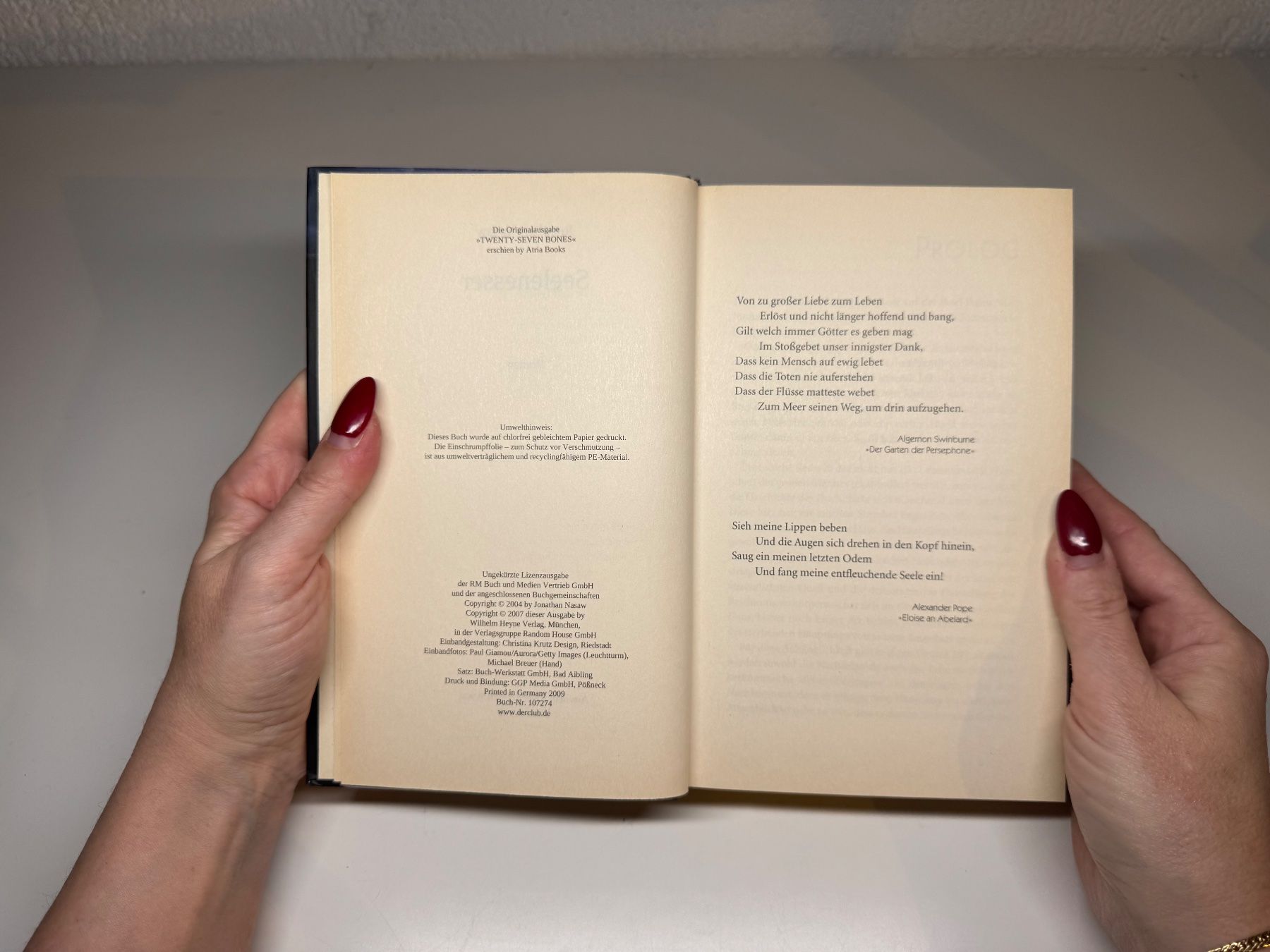 Libri: ROMAN: Jonathan Nasaw, Seelenmesser – Usato da Grosswangen venduto da Deutsche_Romane 3
