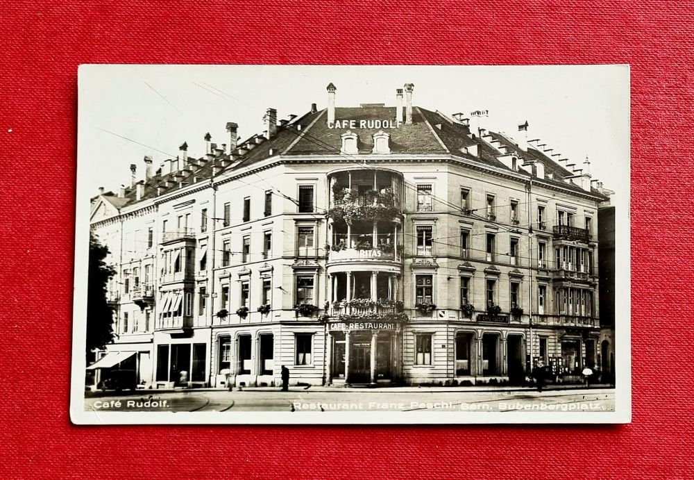 Bern - Bubenbergplatz - Cafe Rudolf - Rest. Peschl - 1932 | Kaufen Auf ...