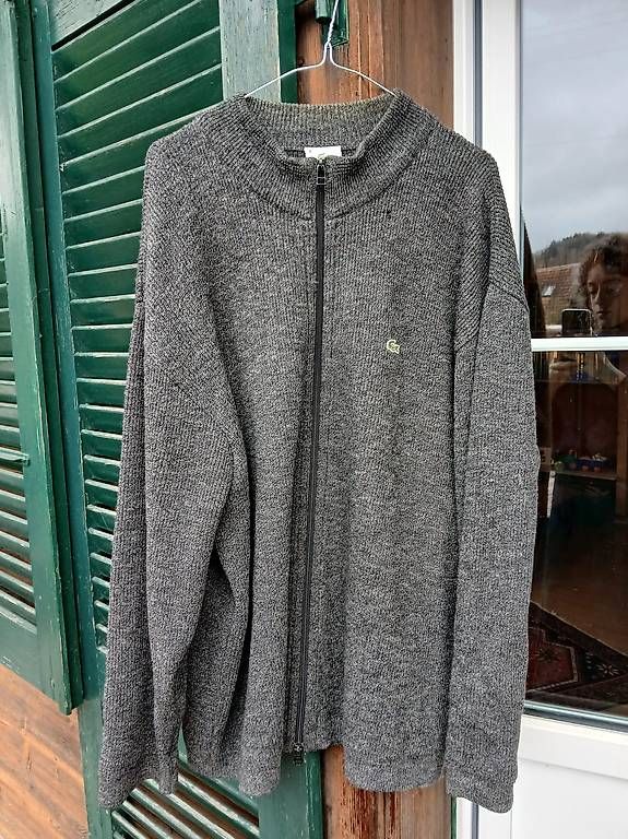 Jacken: Vintage LACOSTE Jacket grey mélange - Men or oversized – Gebraucht aus Ochlenberg von Pbw_ardrobe