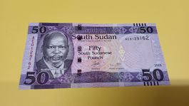 Südsudan 50 Pfund 2015, Elefanten, Sammler