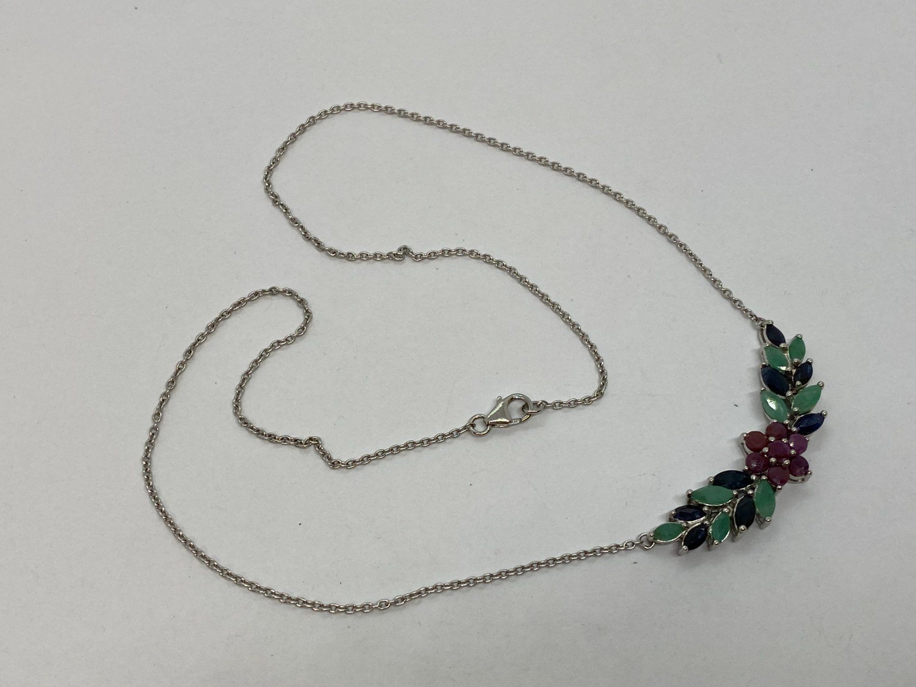 Colliers: Collier Multi-Color 925 Silber /i525 – D'occasion à Bern par JMsoehne1987 3