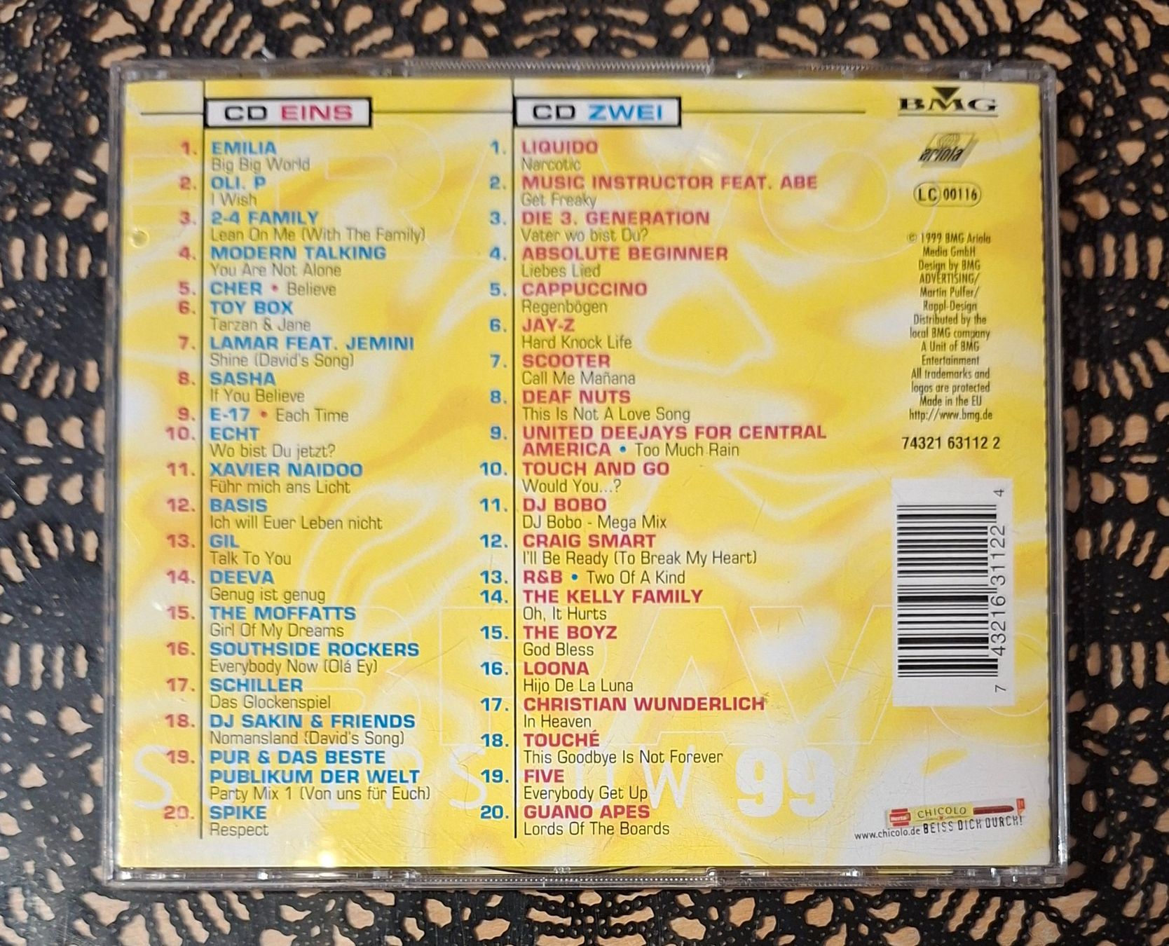 CD: Bravo Hits - Supershow 1999, 2CD Compilation Sampler 1999 – Usato da Amriswil venduto da Celini3 1