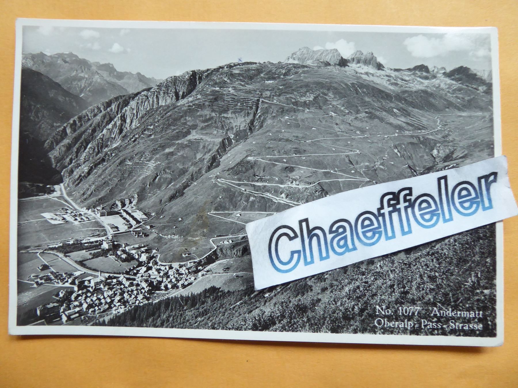 Cartes postales: Andermatt, Oberalp-Pass-Strasse – D'occasion à Zürich par Chaeffeler