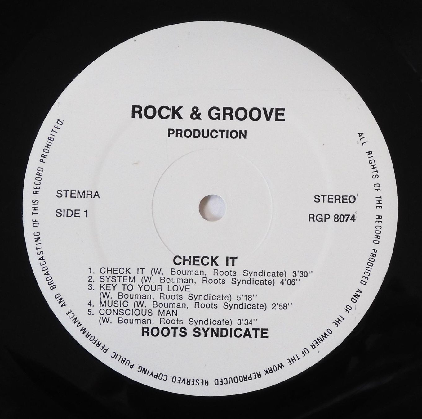 Dischi in vinile: Roots Syndicate - Check It (LP) Reggae – Usato da Zürich venduto da Pfluftl2000 2