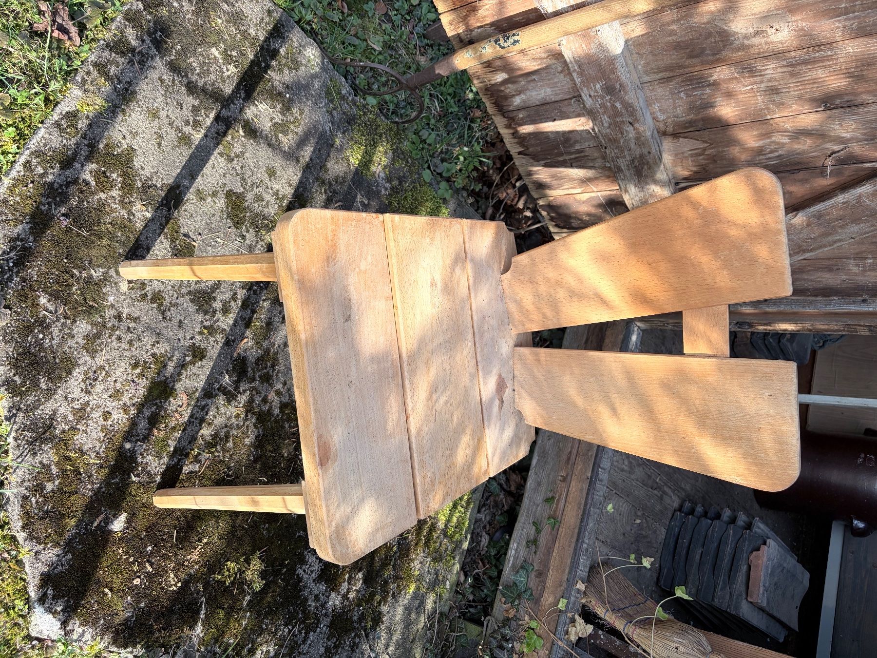 Chaises: 2 Holzstabellen – D'occasion à Herisau par thin999 1