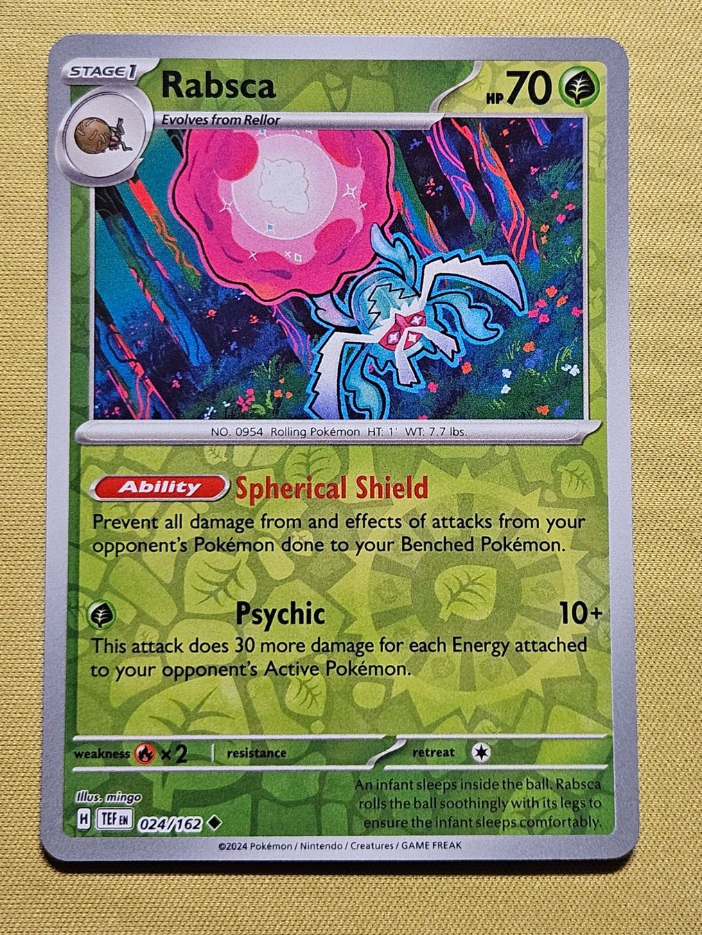 Pokémon Sammelbilder & Trading cards: Temporal Forces - Rabsca 024/162 EN – Gebraucht aus Bellinzona von Pokemarco
