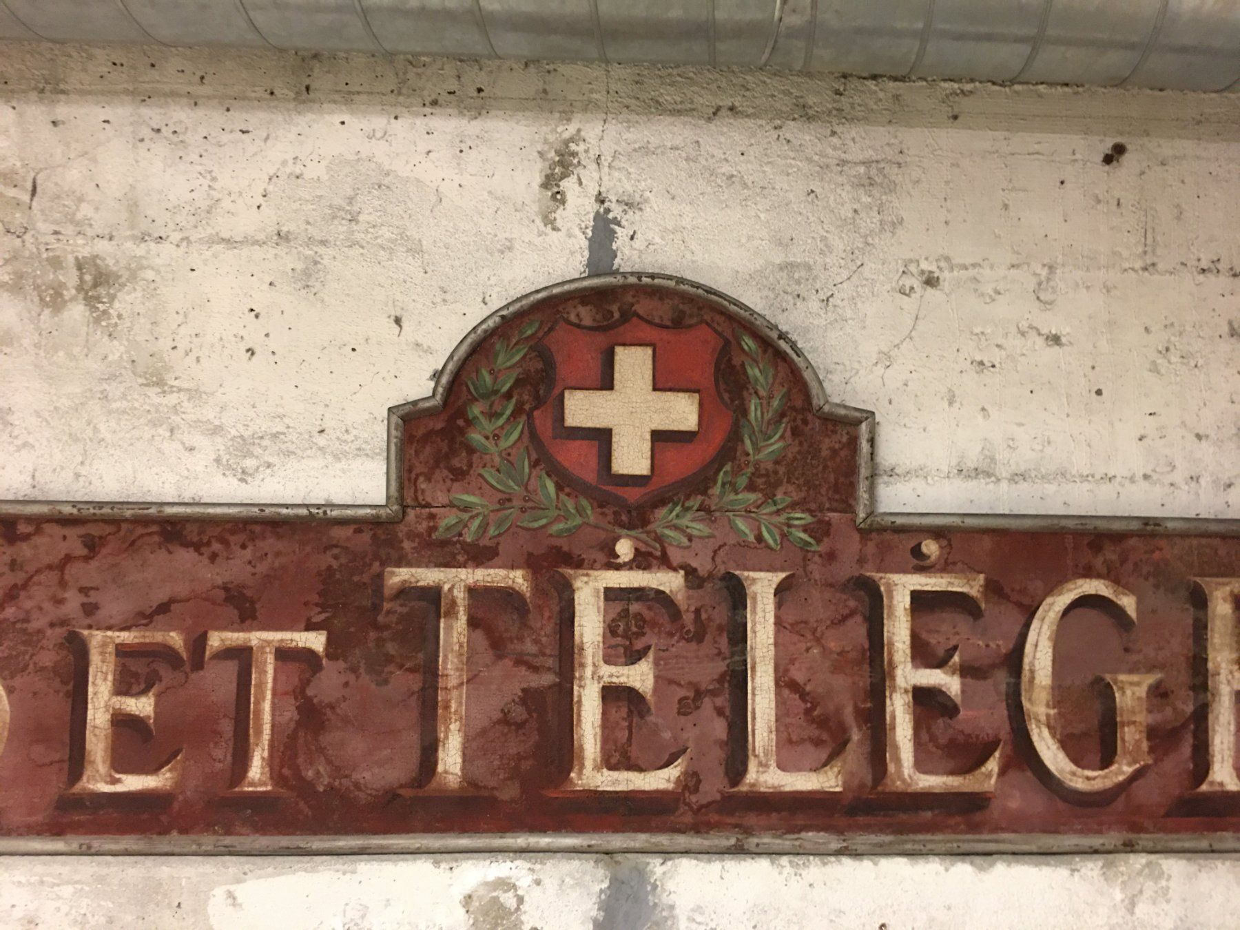 Insegne: PTT Schild alt original – Usato da Renens venduto da brutus18 2