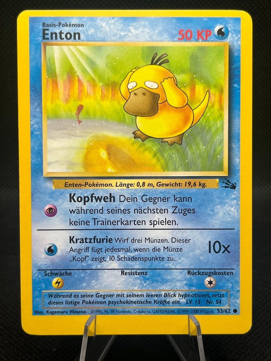 Pokémon Carte collezionabili: Pokemon -  Missprint  Enton fossil – Usato da schaan venduto da Schokoloco