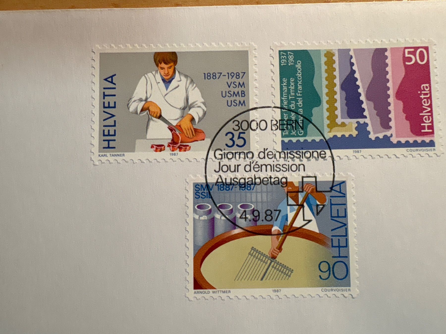 Tutti i francobolli: Ersttagsbrief Sonderpostmarken 1987 – Usato da Ibach venduto da lisch3 1