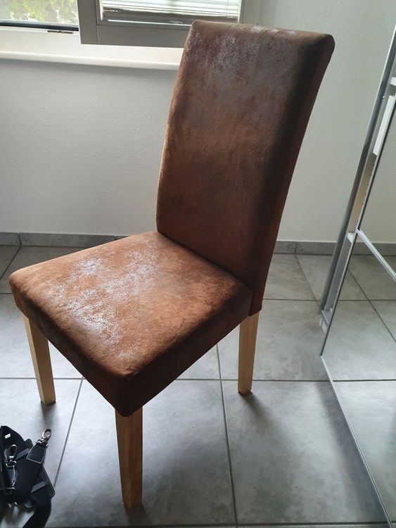 6 Esszimmerstühle (Jysk) Antikbraun Kaufen auf Ricardo
