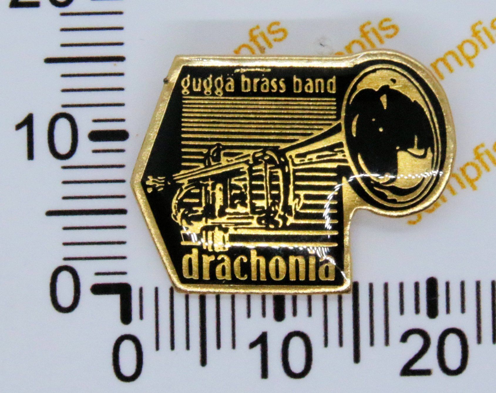 Plaketten & Abzeichen: Pin Guggä Brass Band Drachonia – Gebraucht aus Winterthur von sumpfis