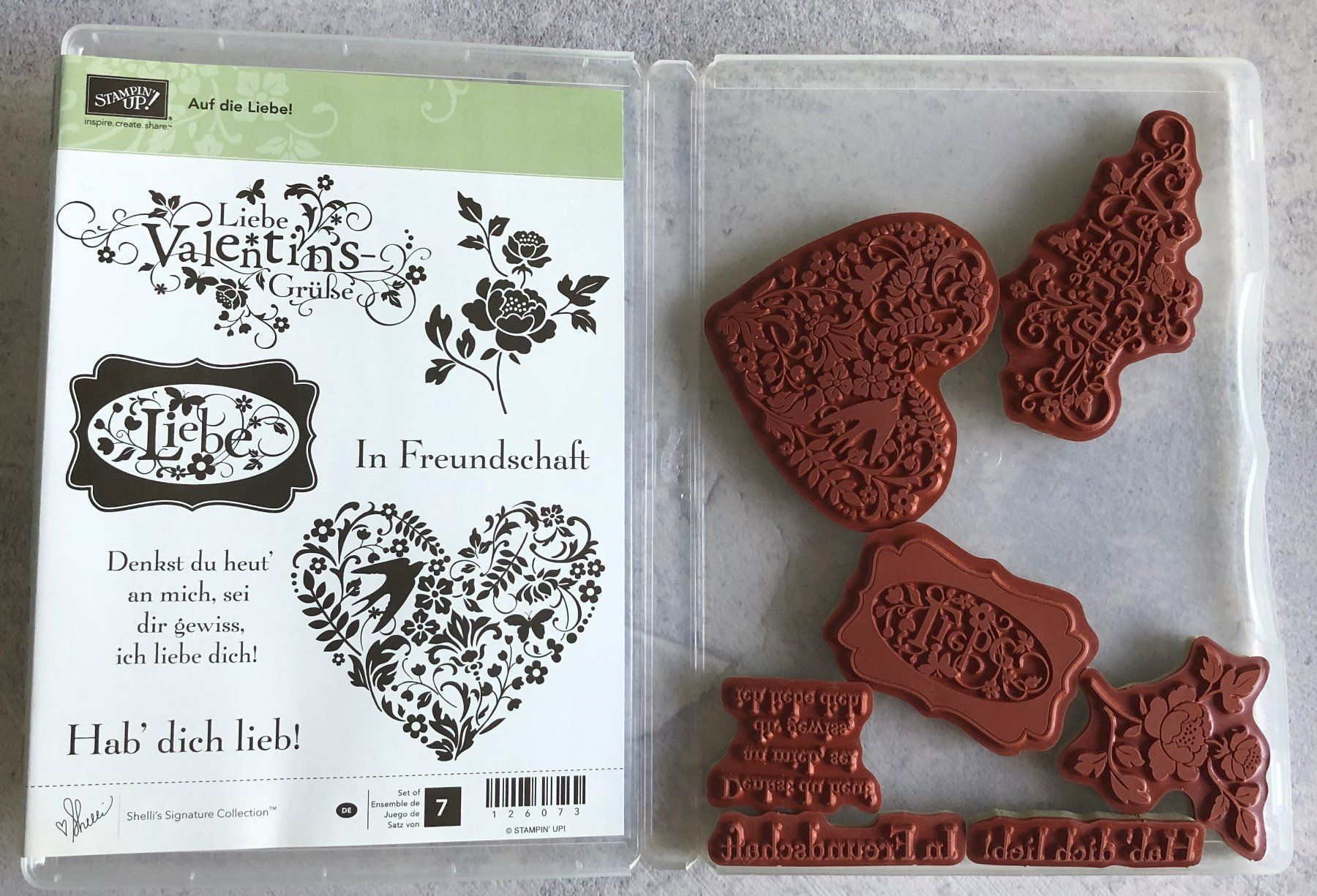 Stampin' up! Stempel: Auf die Liebe ! - Stampin Up J – Gebraucht aus Neukirch (Egnach) von muolen