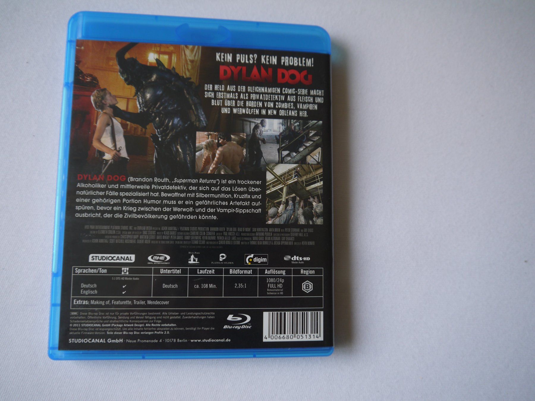 Alle DVDs: DYLAN DOG - Dead Night(2010)-Brandon Ruth – Gebraucht aus Hagendorn von Blaf 1