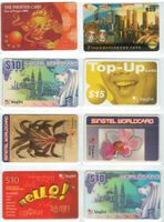 8 Telefonkarten Prepaid Singapur