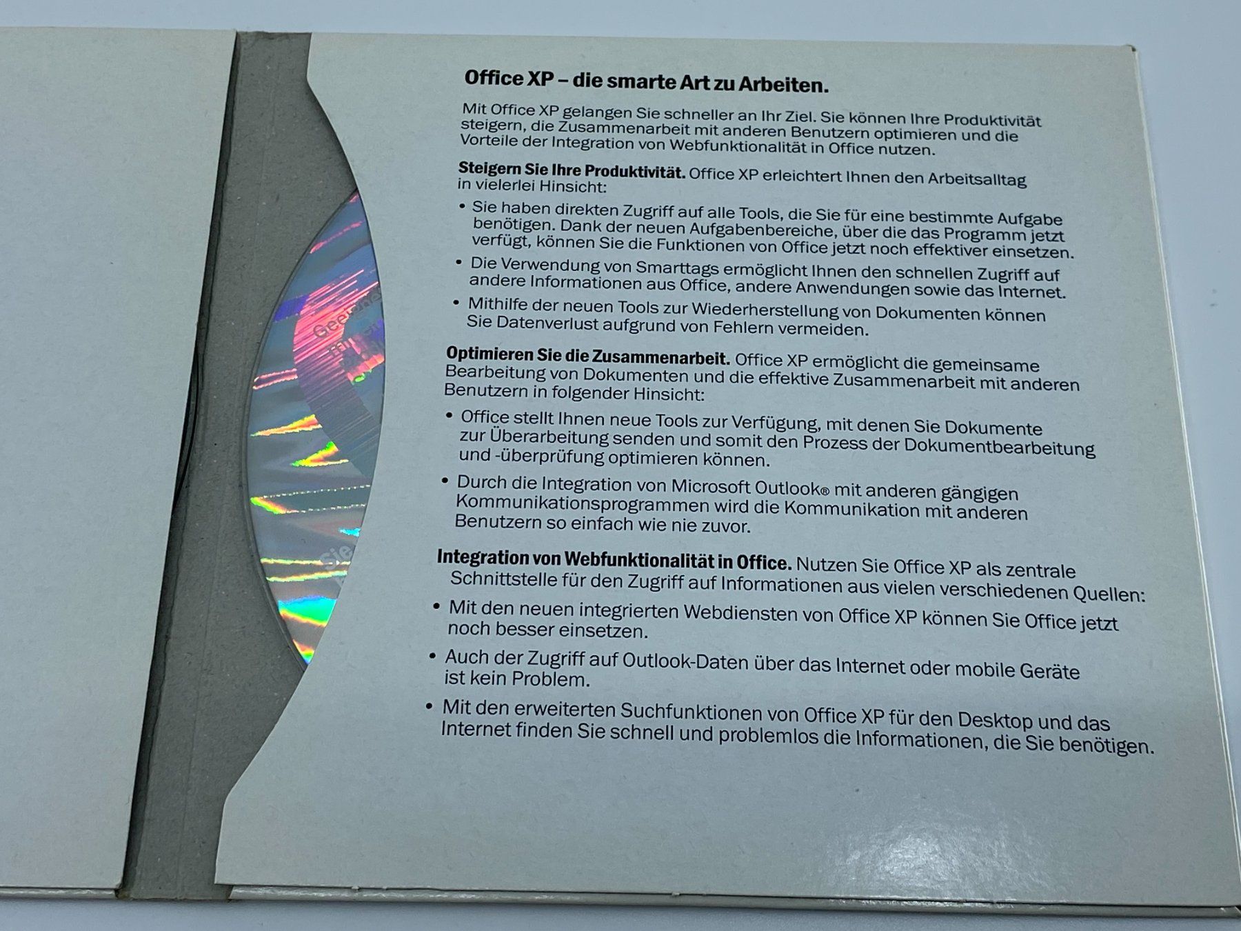 Microsoft Software: Microsoft Office XP 2002 Vollversion - OEM – Neu (gemäss Beschreibung) aus Langwiesen von Restposten-24 3
