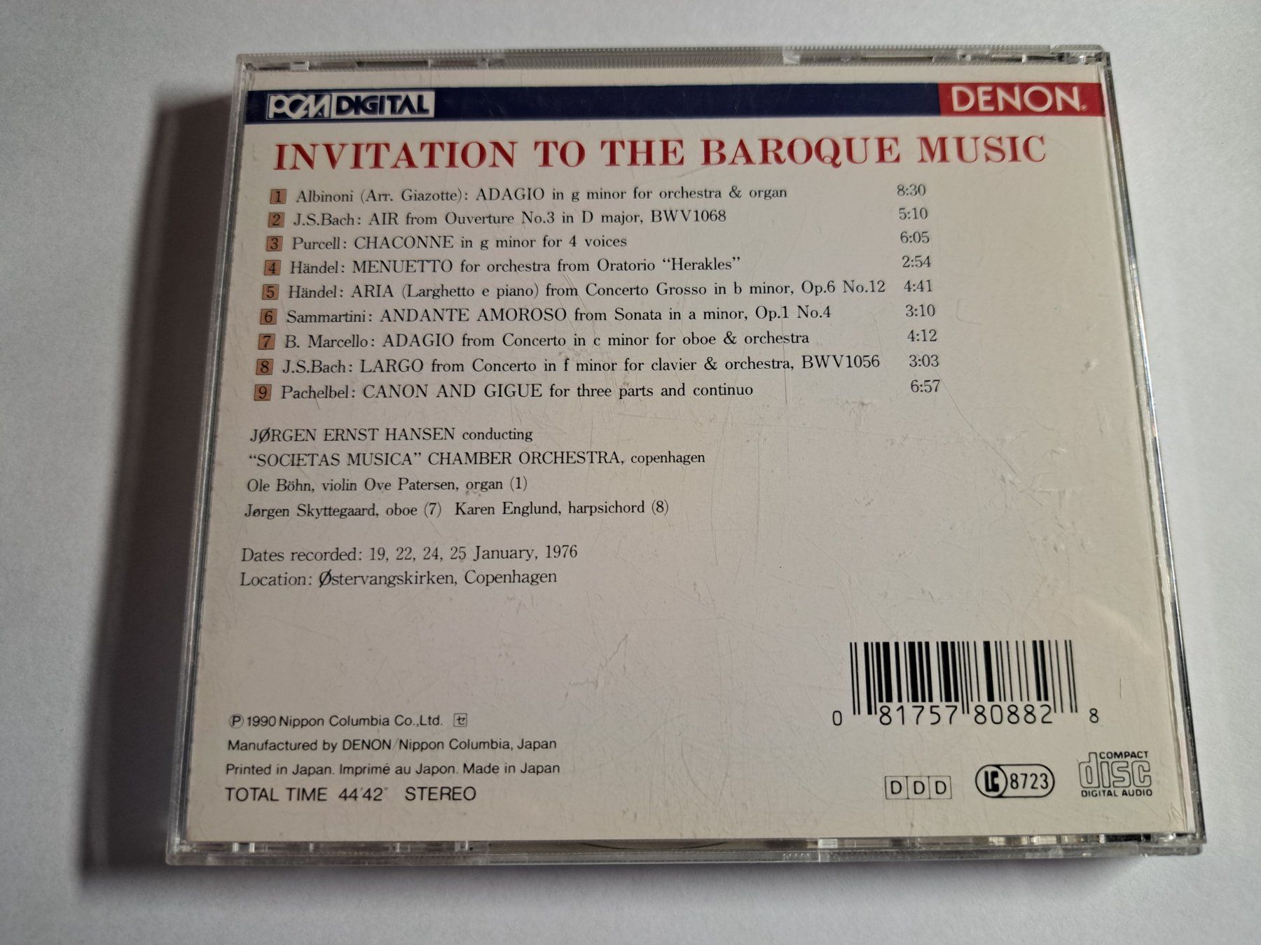 CD: INVITATION TO THE BAROQUE MUSIC – Usato da Wichtrach venduto da LuckyLuke69 1