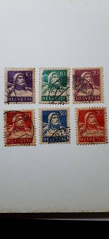 Alle Briefmarken: Wilh. Tell Briefmarken – Gebraucht aus Meggen von ebu_t9xx