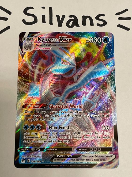 Kyurem Vmax Full Art Lost Origin Verlorener Urspung Englisch Kaufen Auf Ricardo 1267