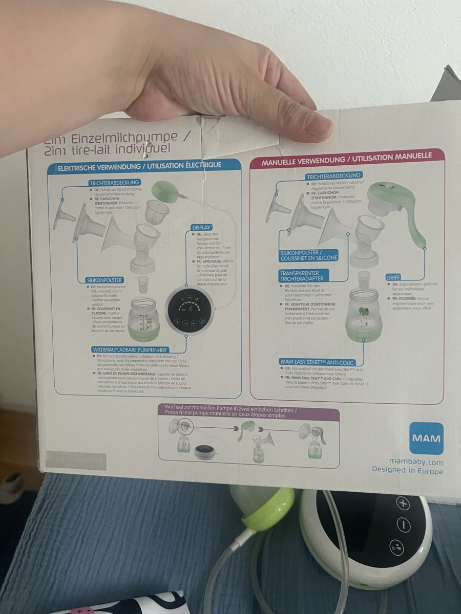 Mam Accessoires pour allaitement: Tire-lait électrique/manuel de Mam – D'occasion à Chavannes-Renens par MRE96 1