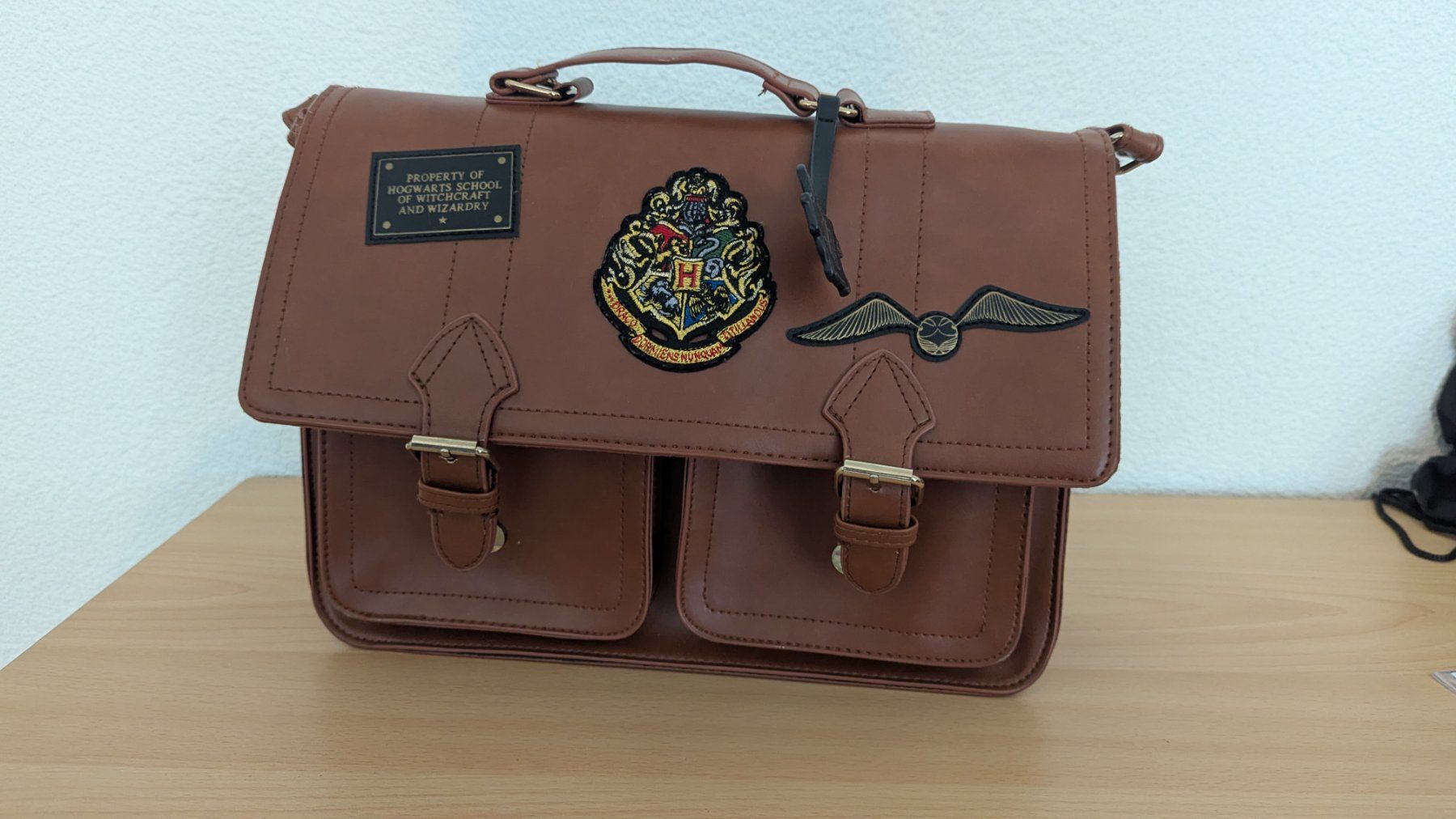 Taschen: Harry Potter Umhängetasche braun – Gebraucht aus Rudolfstetten von Unaaffchen