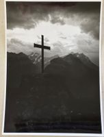 Foto E. Grubenmann, Appenzell, Bergkreuz, 18 x 13 cm
