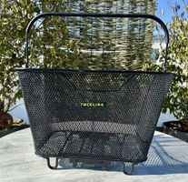 Racktime Fahrradkorb Gepäckträgerkorb schwarz Metall neuwert